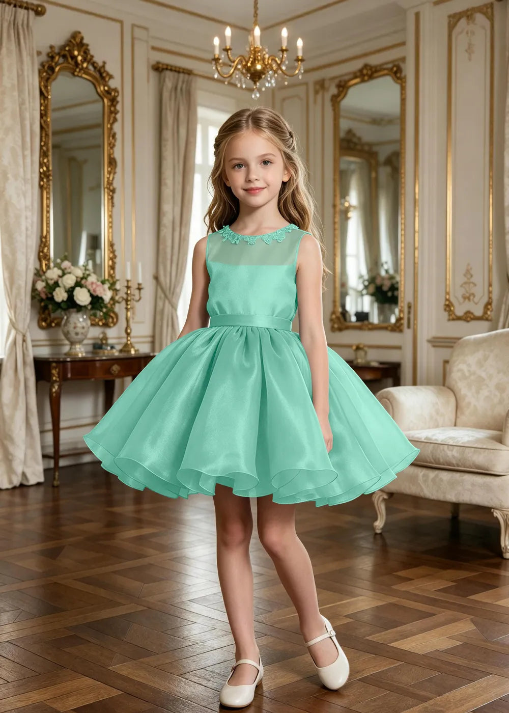 Spitzenkleid mit schulterfreiem Design