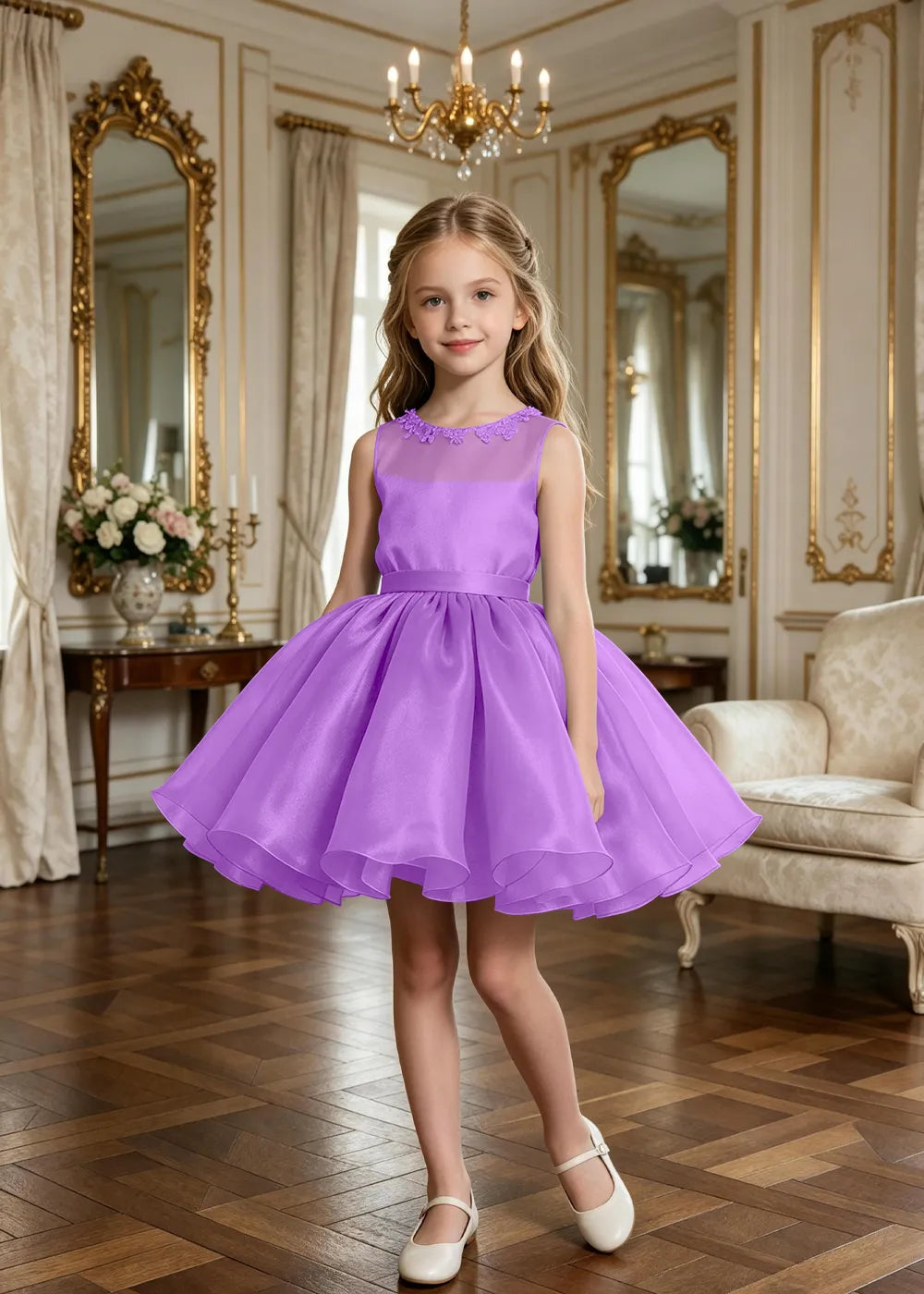 Spitzenkleid mit schulterfreiem Design