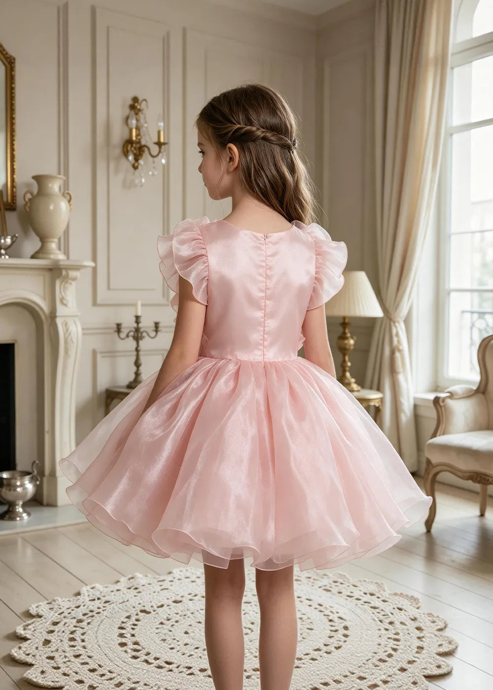 Spitzenkleid mit schulterfreiem Design