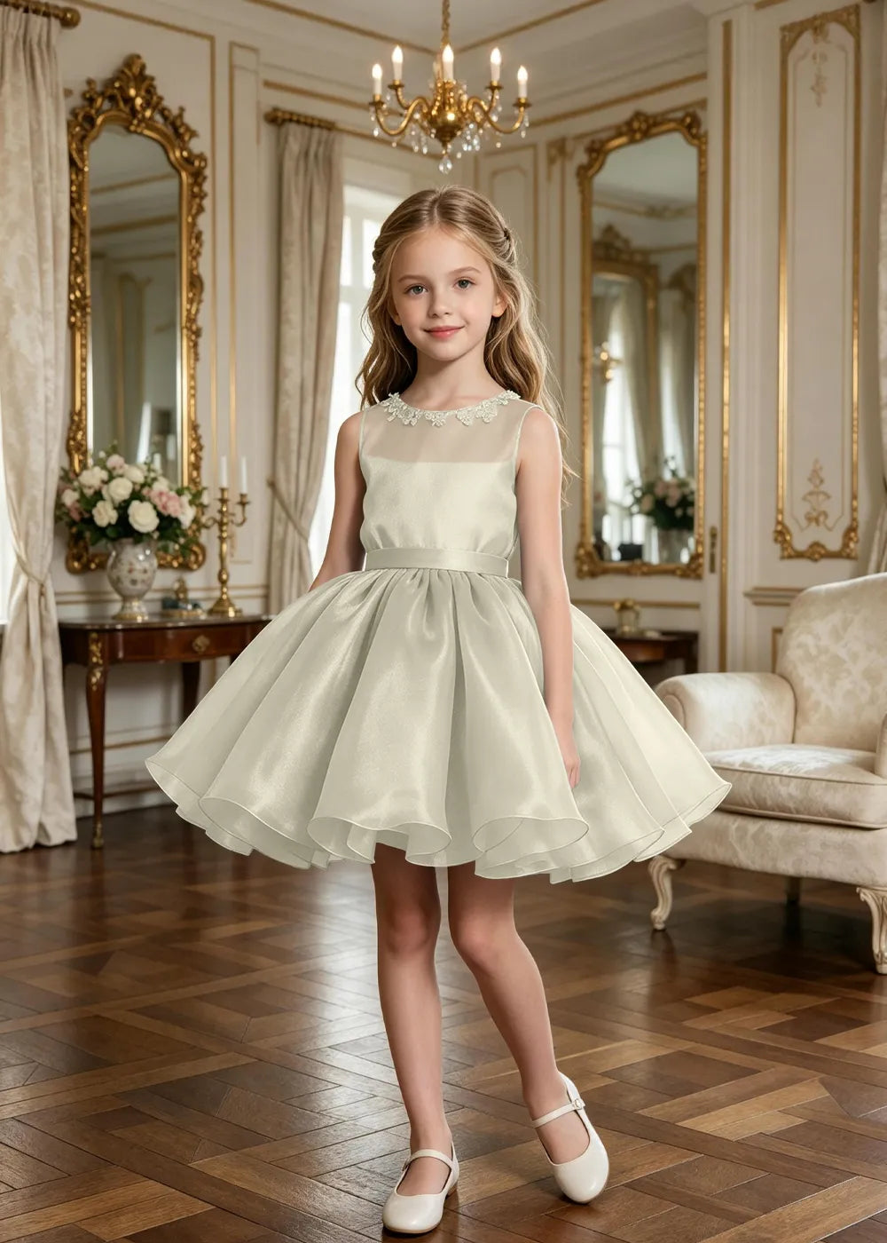 Spitzenkleid mit schulterfreiem Design