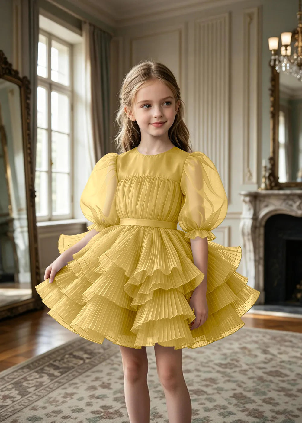 Spitzenkleid mit schulterfreiem Design