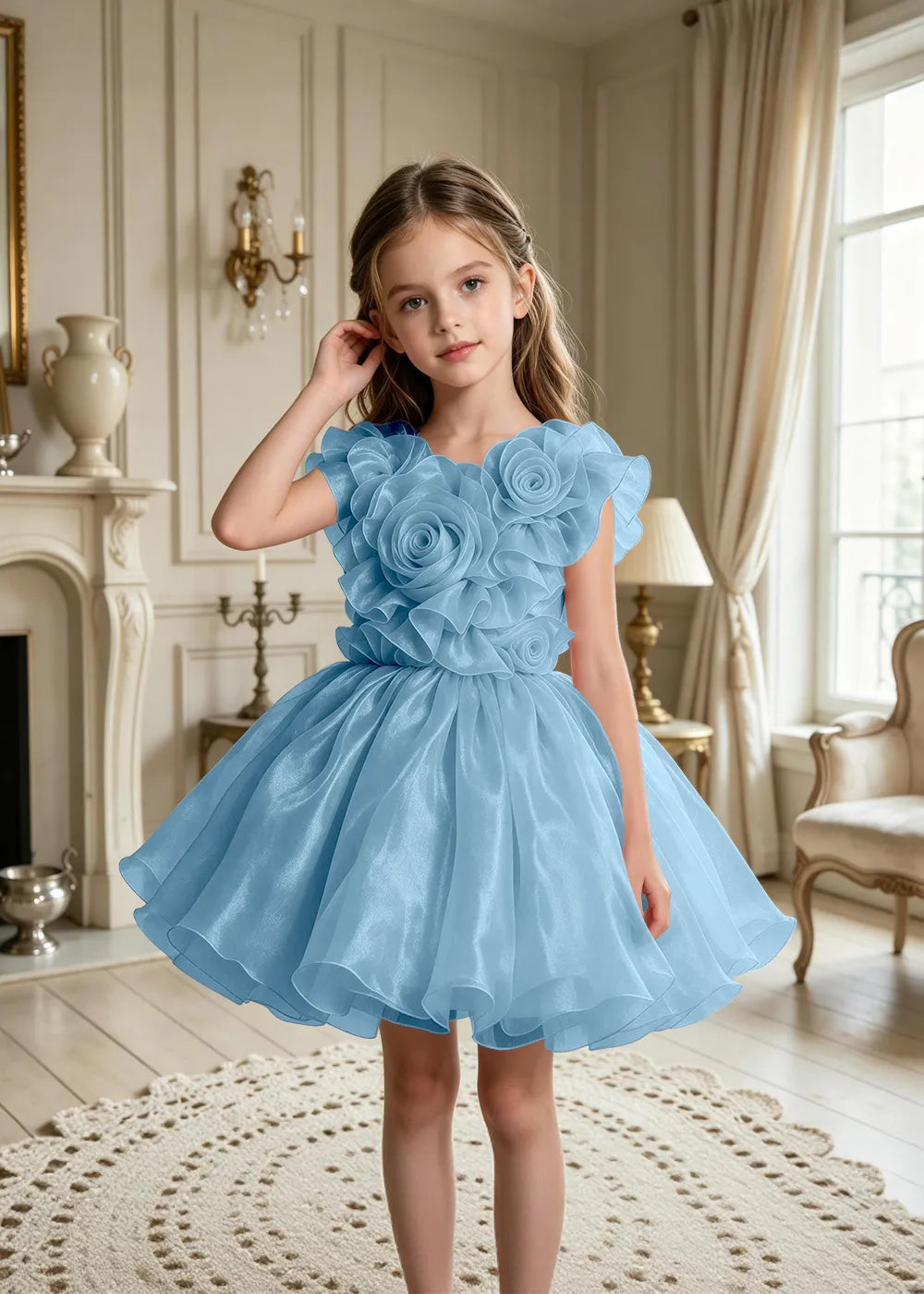 Spitzenkleid mit schulterfreiem Design