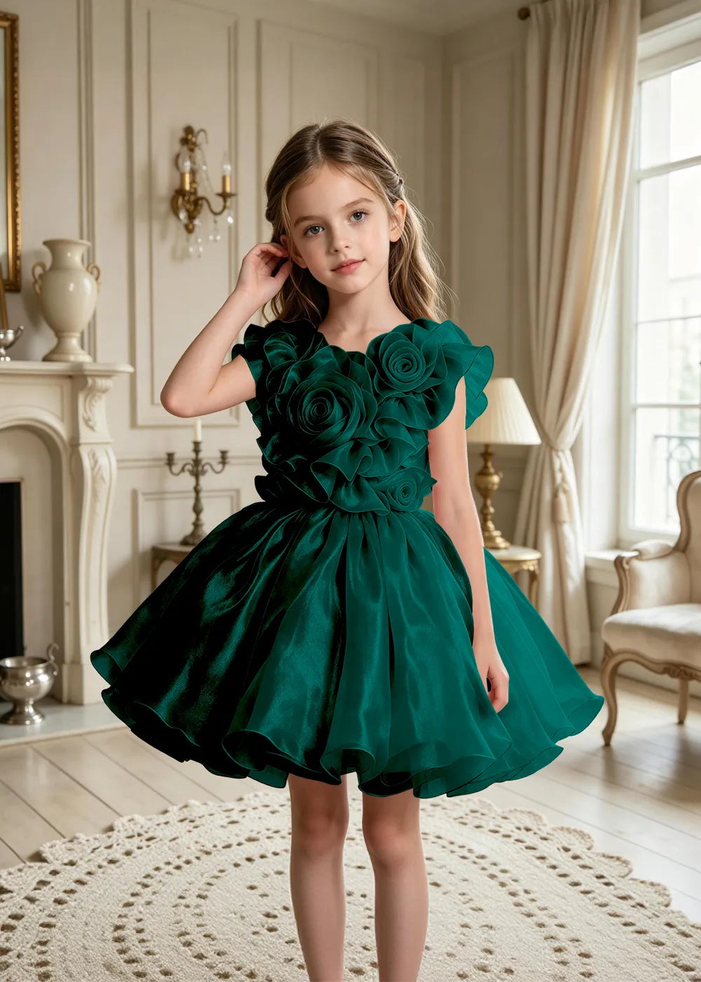Spitzenkleid mit schulterfreiem Design