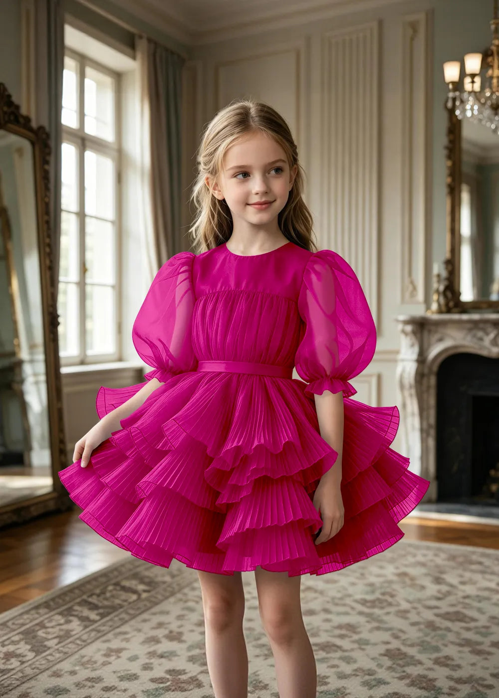Spitzenkleid mit schulterfreiem Design