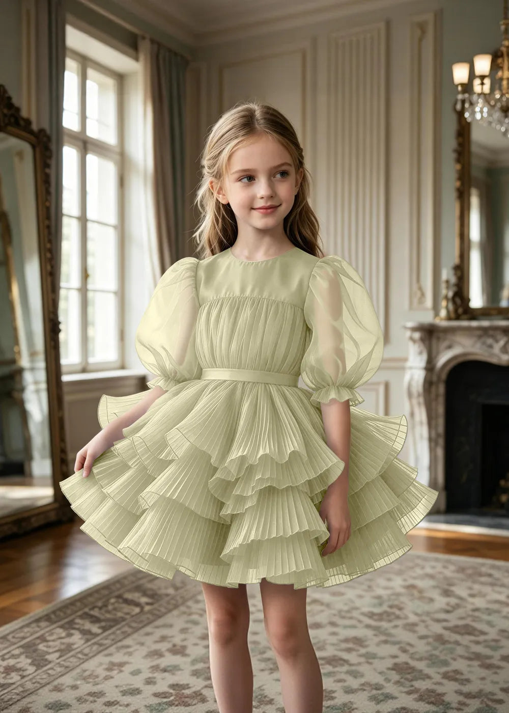 Spitzenkleid mit schulterfreiem Design