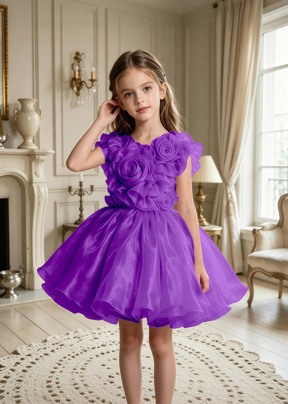 Spitzenkleid mit schulterfreiem Design