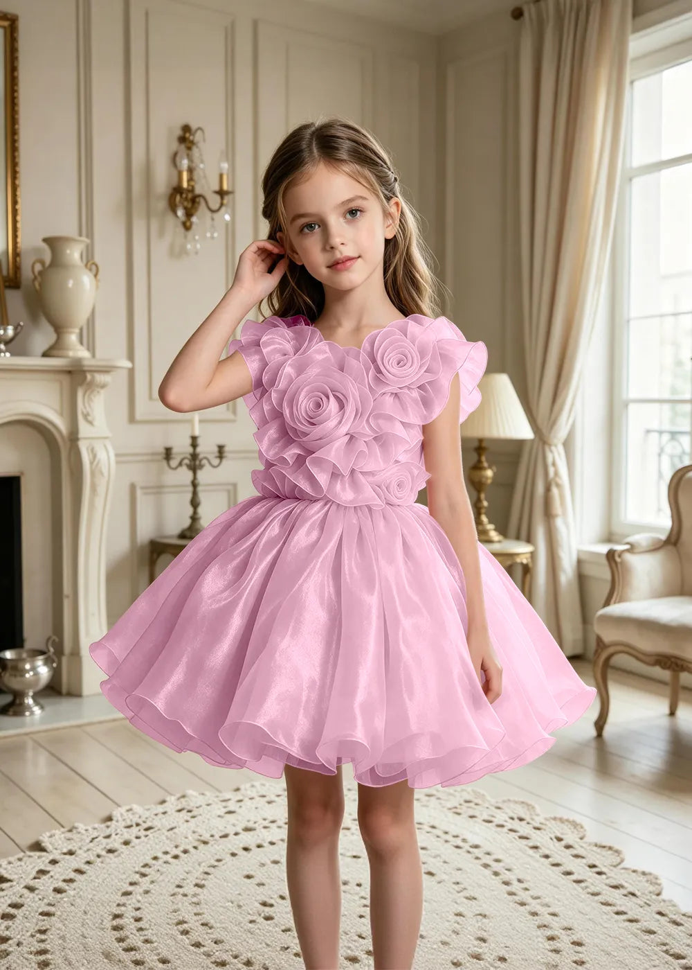 Spitzenkleid mit schulterfreiem Design