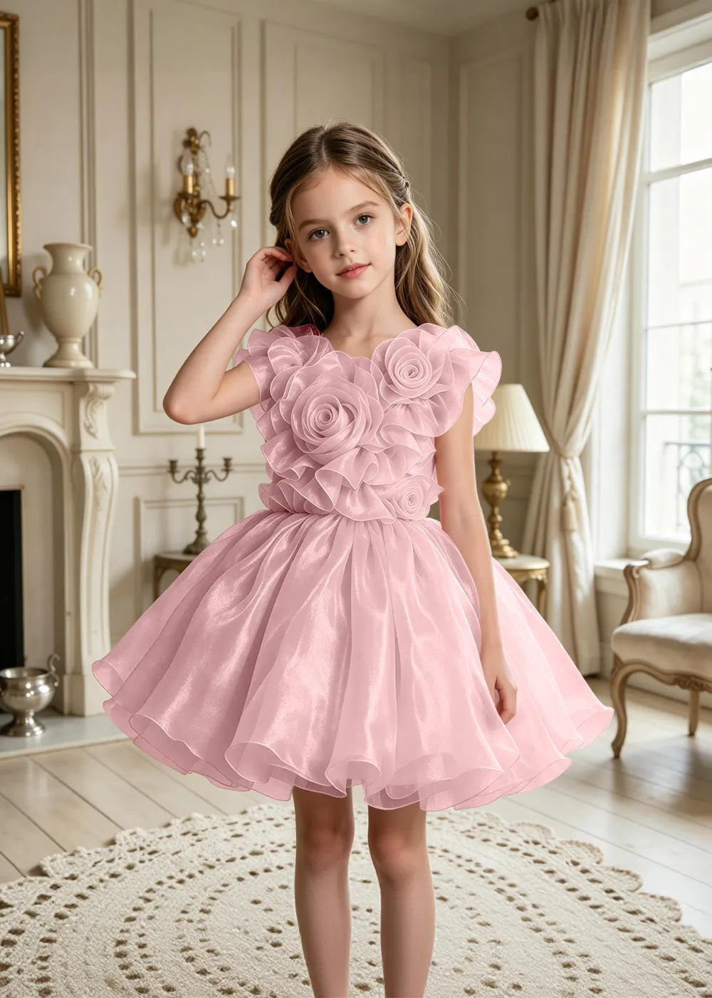 Spitzenkleid mit schulterfreiem Design