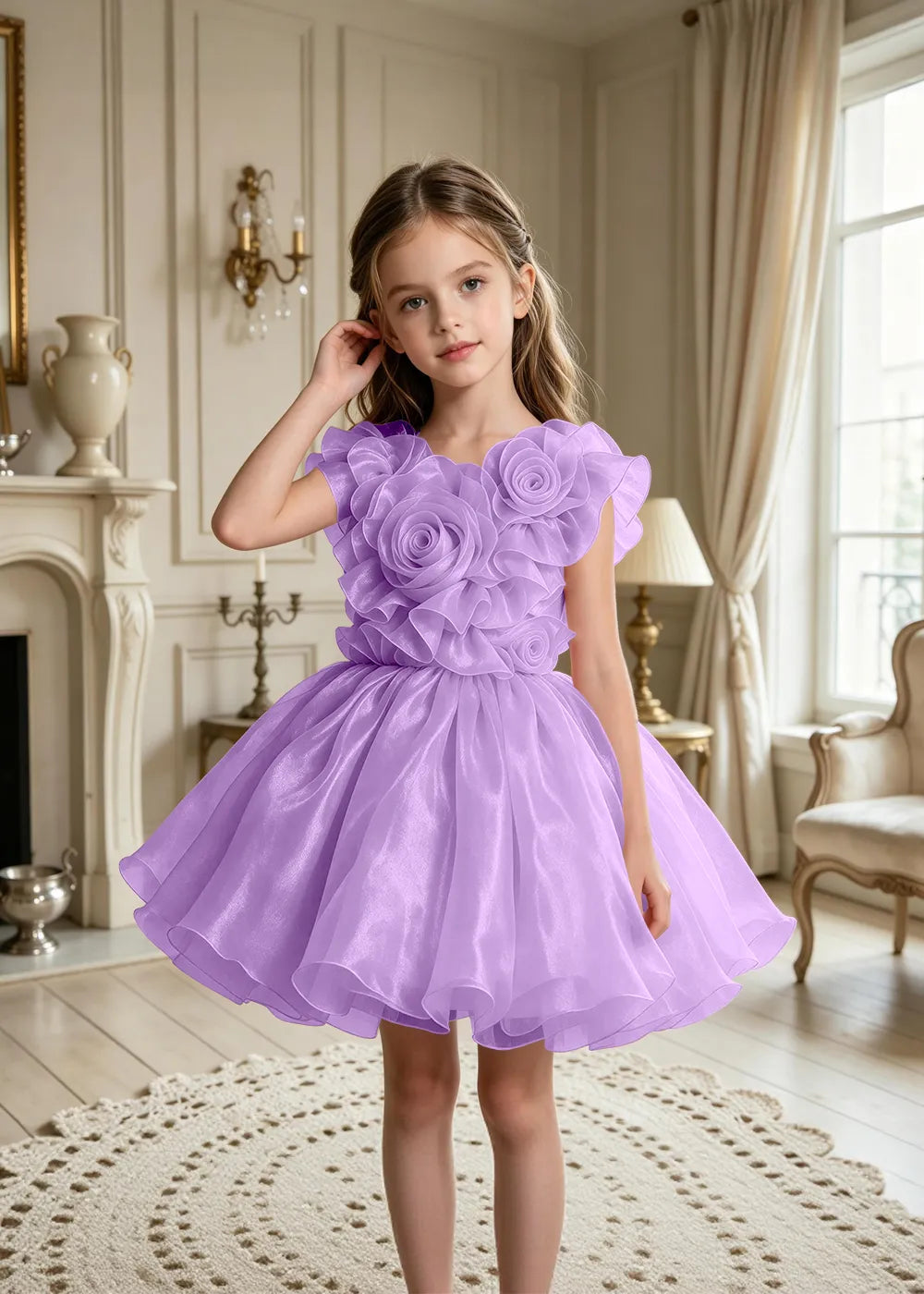 Spitzenkleid mit schulterfreiem Design