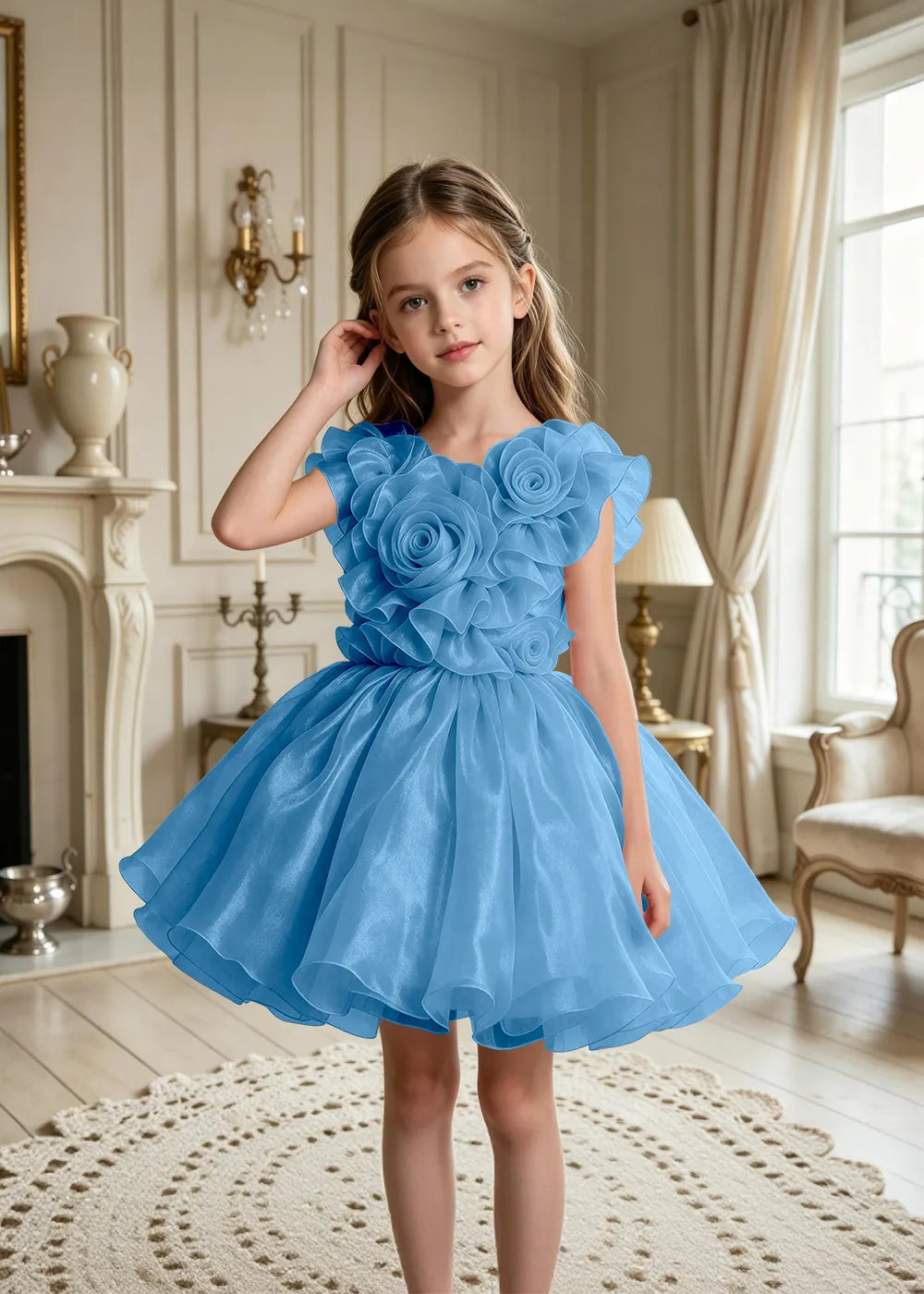 Spitzenkleid mit schulterfreiem Design