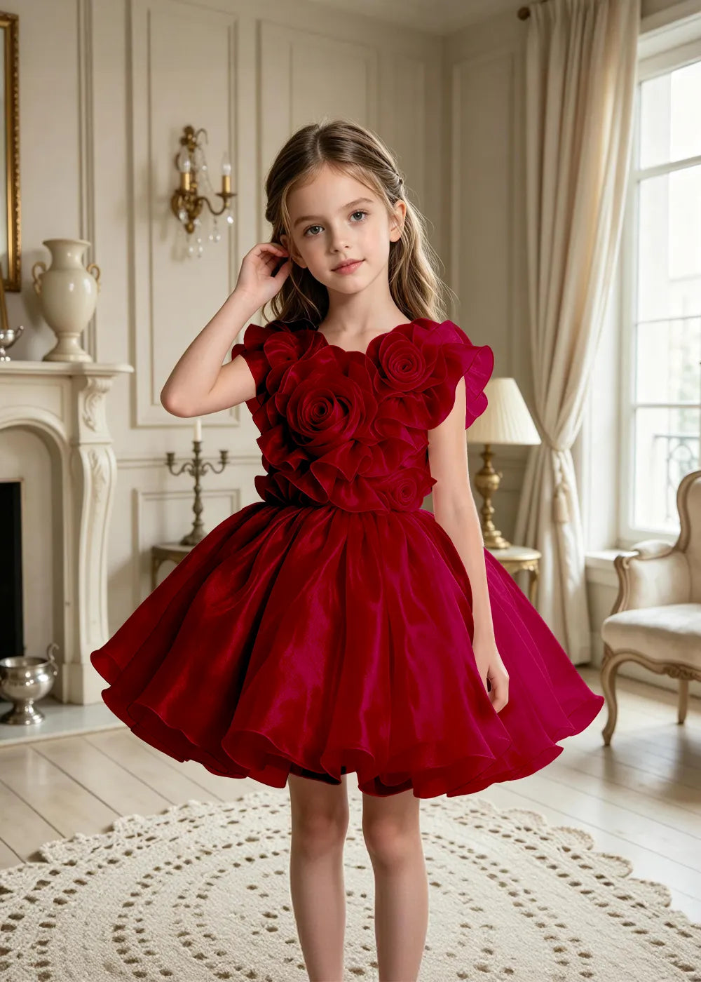 Spitzenkleid mit schulterfreiem Design