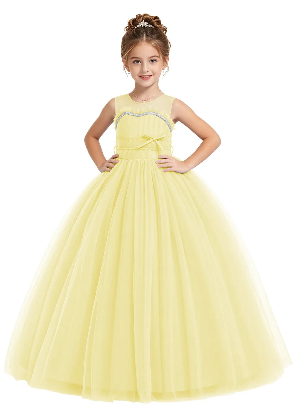 Spitzenkleid mit schulterfreiem Design