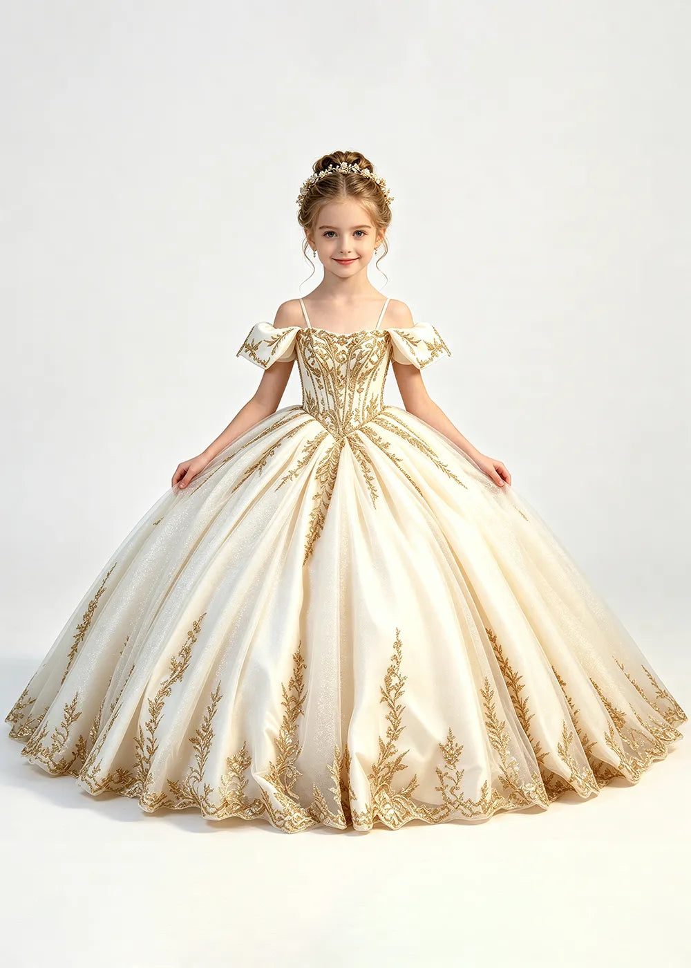 Spitzenkleid mit schulterfreiem Design