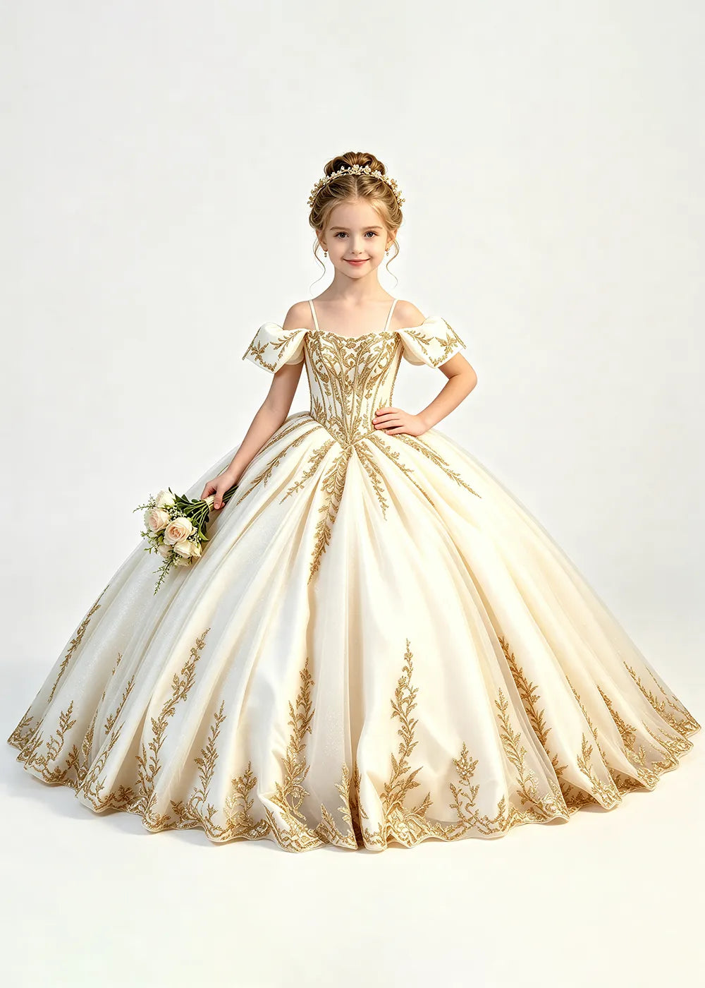 Spitzenkleid mit schulterfreiem Design