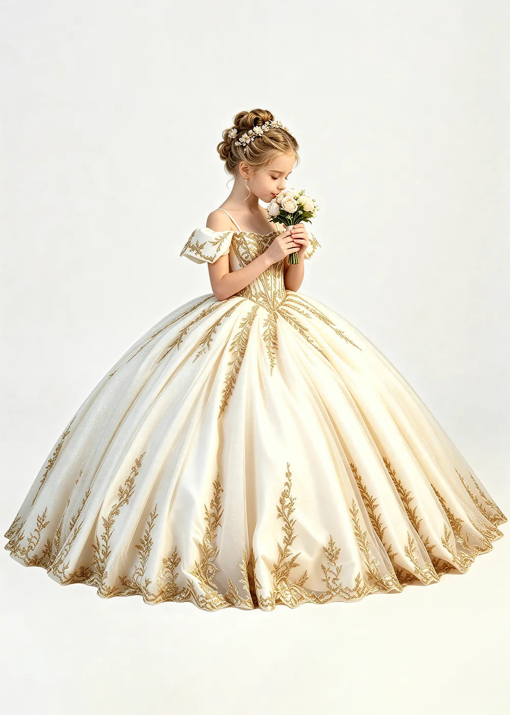 Spitzenkleid mit schulterfreiem Design