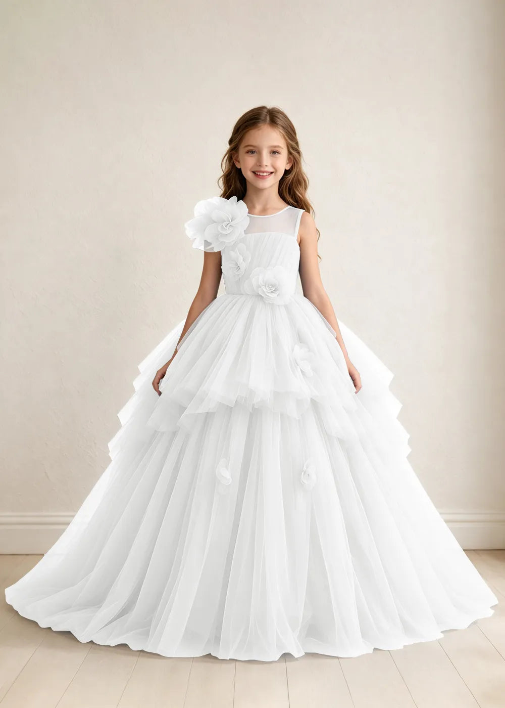 Spitzenkleid mit schulterfreiem Design