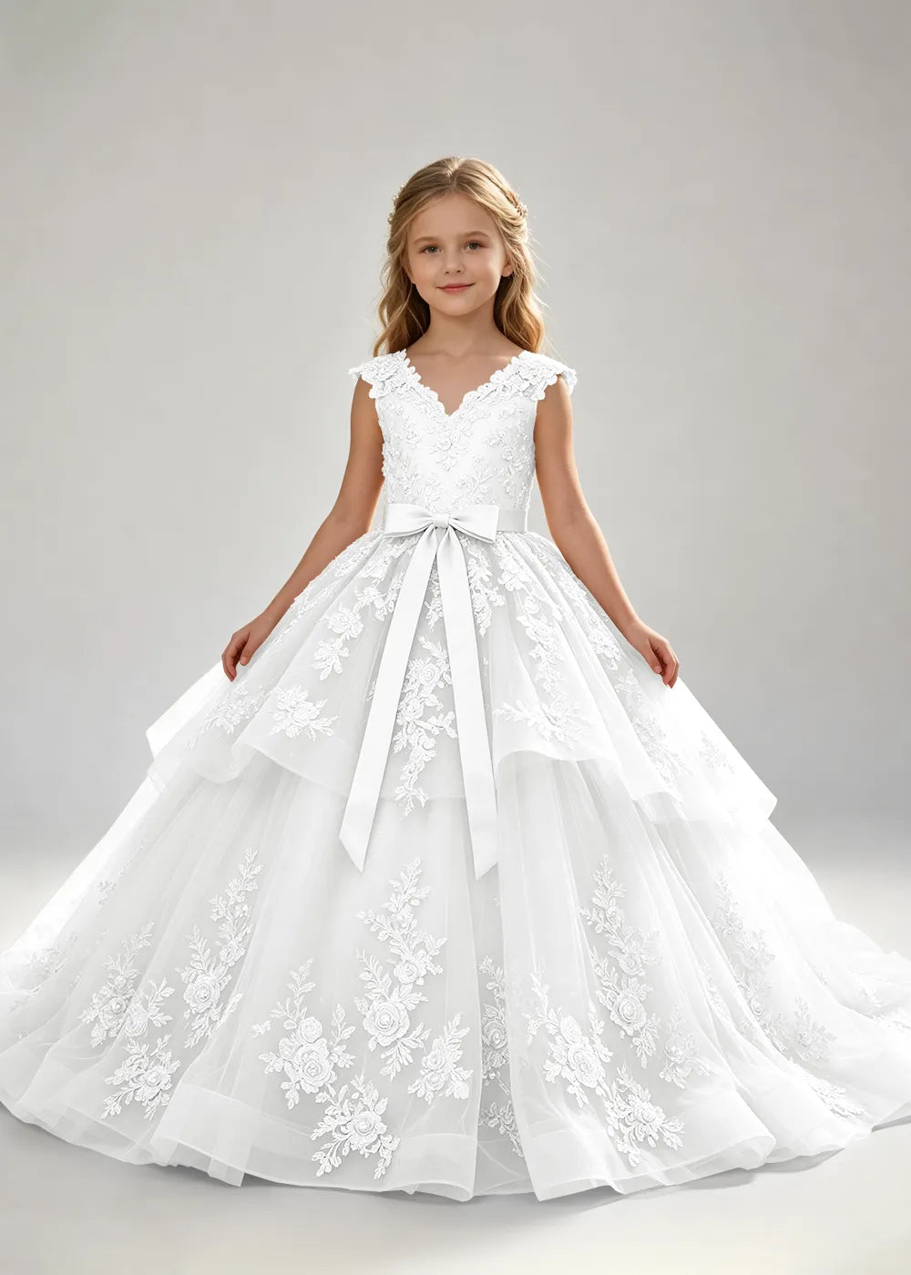 Spitzenkleid mit schulterfreiem Design