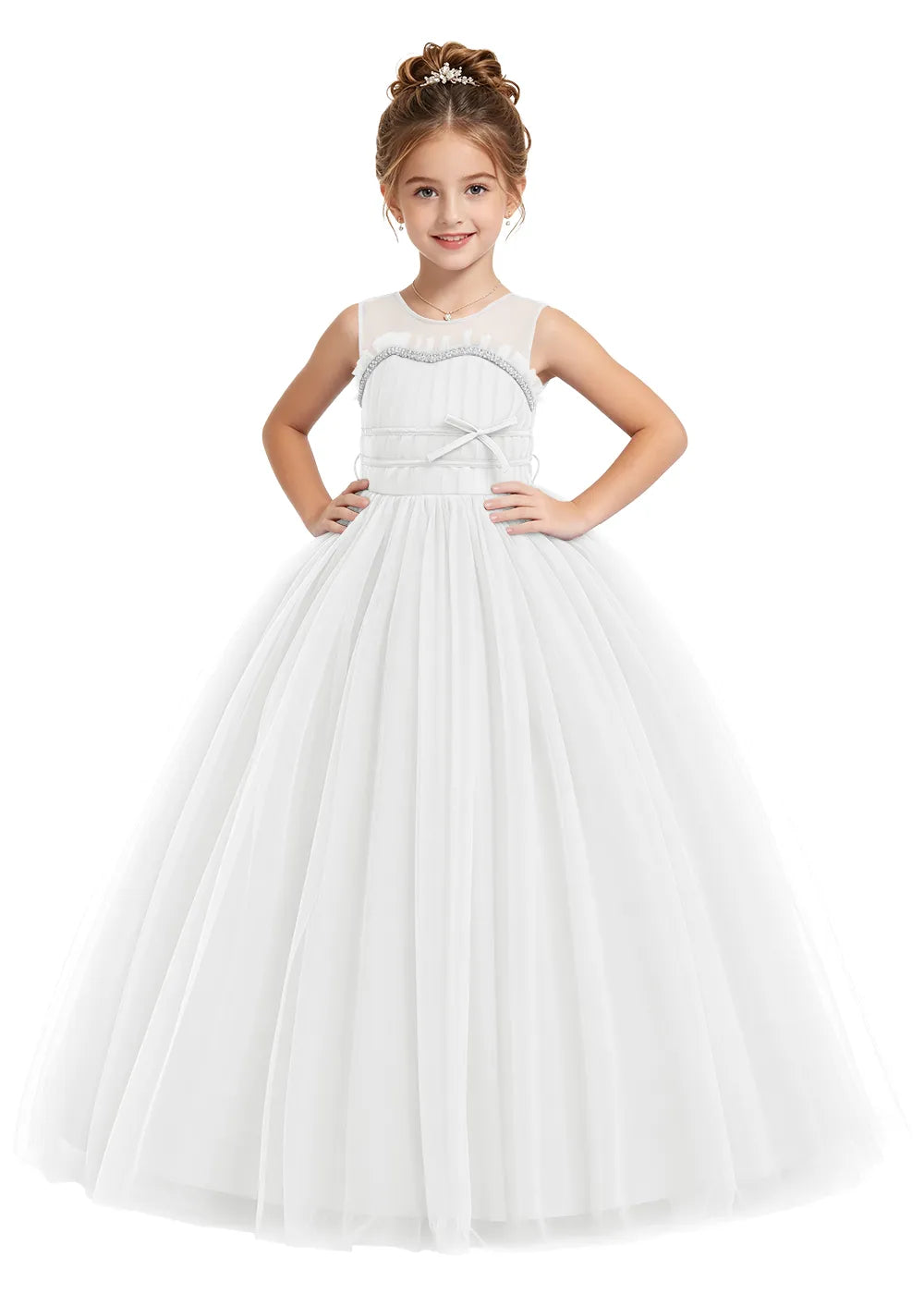Spitzenkleid mit schulterfreiem Design
