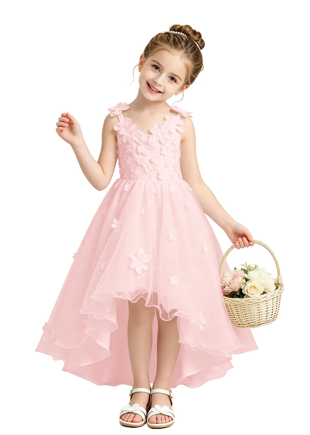 Spitzenkleid mit schulterfreiem Design