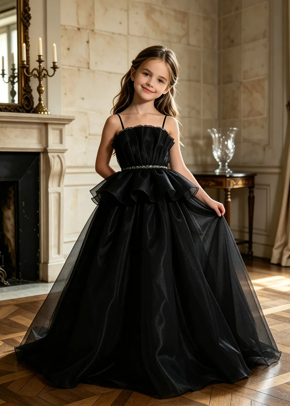 Minimalist Junior Bridesmaid Princess Dress