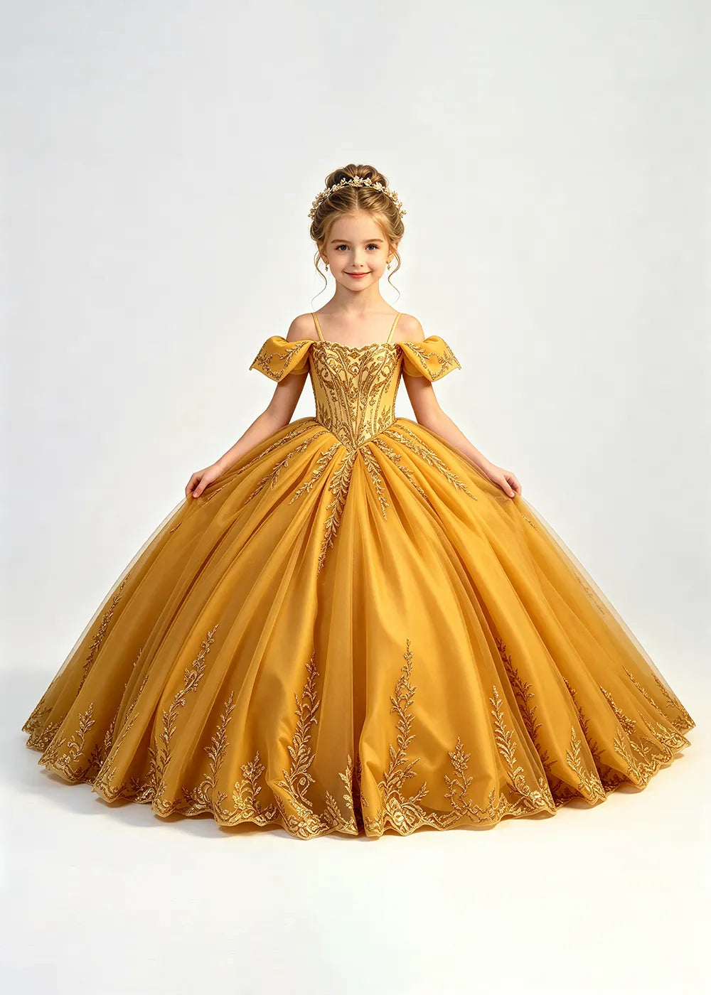 Spitzenkleid mit schulterfreiem Design