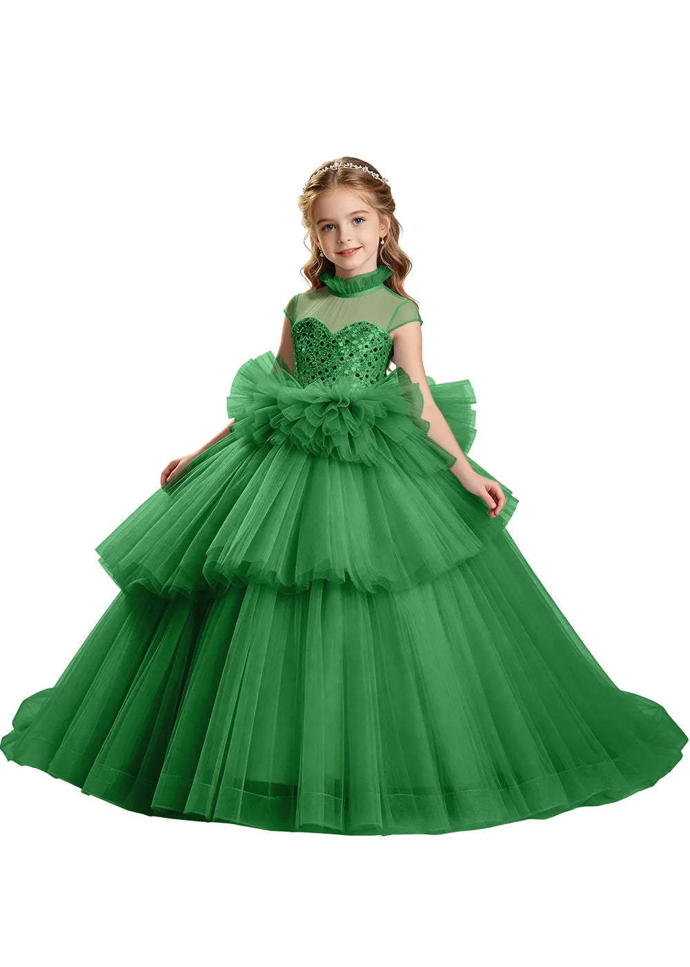 Majestic Cupcake Ruffle Princess Dress
