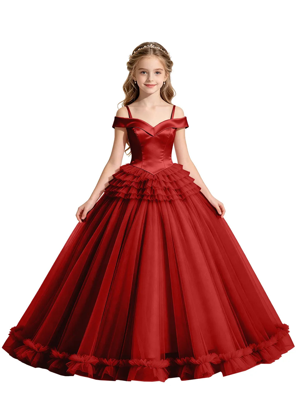 Spitzenkleid mit schulterfreiem Design