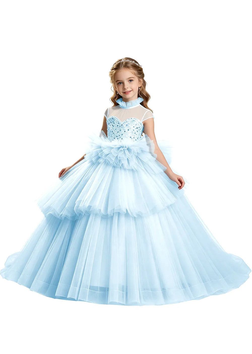 Majestic Cupcake Ruffle Princess Dress