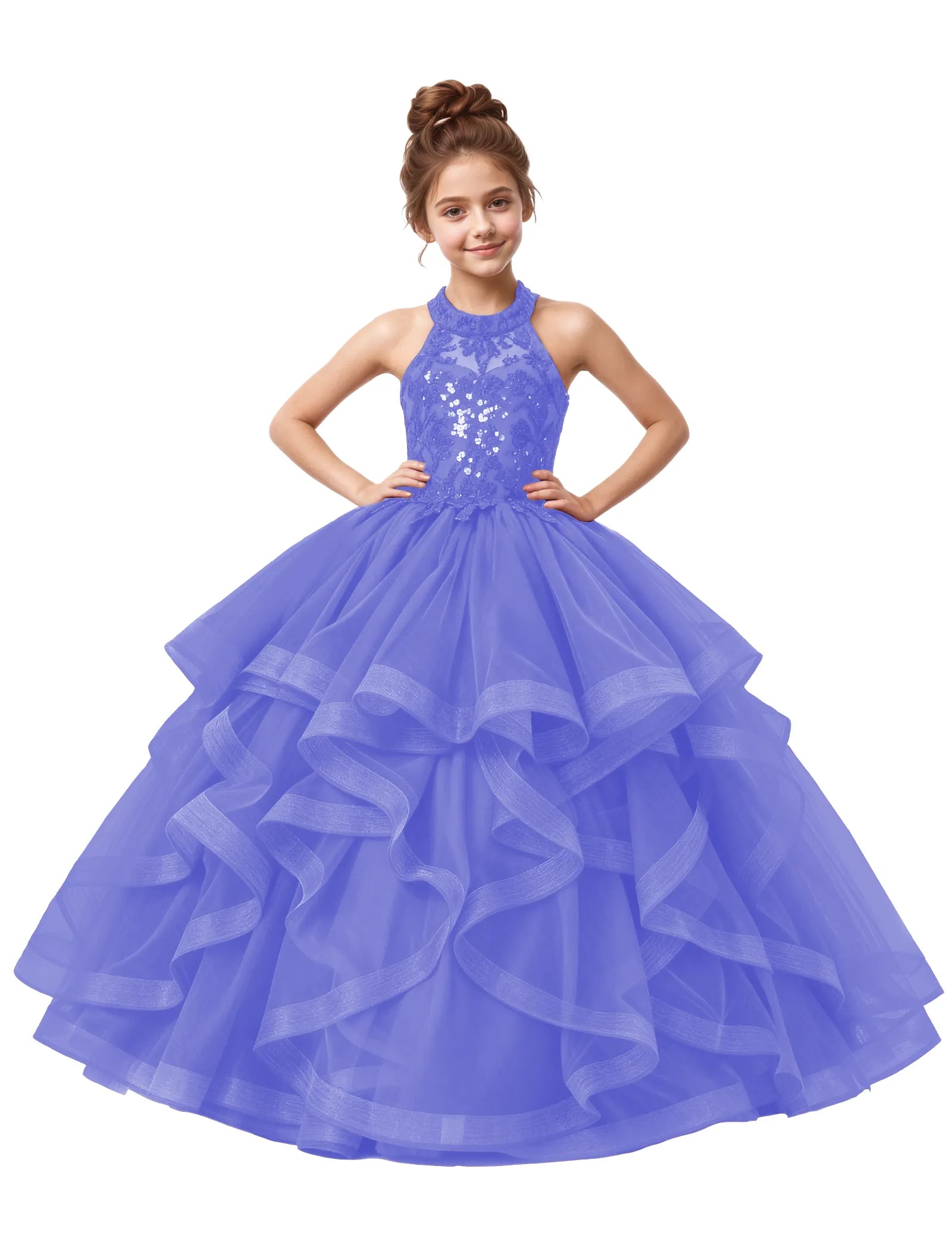 Spitzenkleid mit schulterfreiem Design