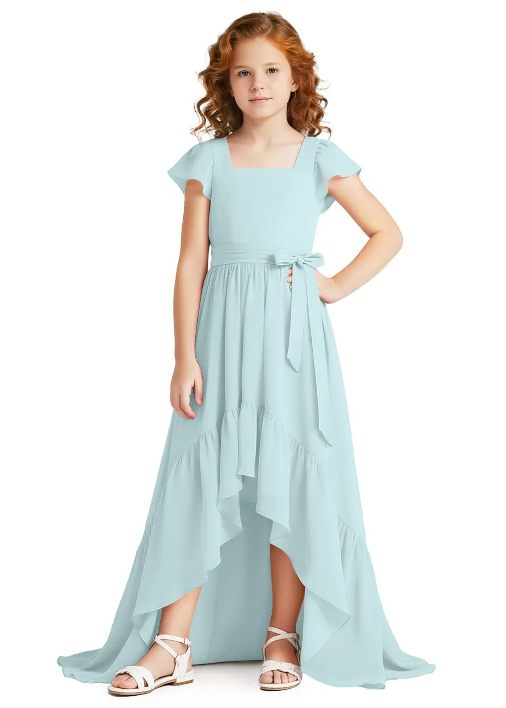 Fairy Whispers Ruffle Hem Girl Dress