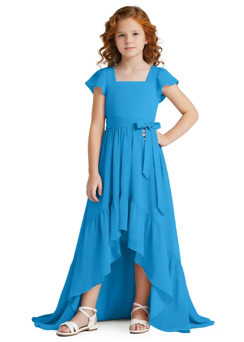 Fairy Whispers Ruffle Hem Girl Dress