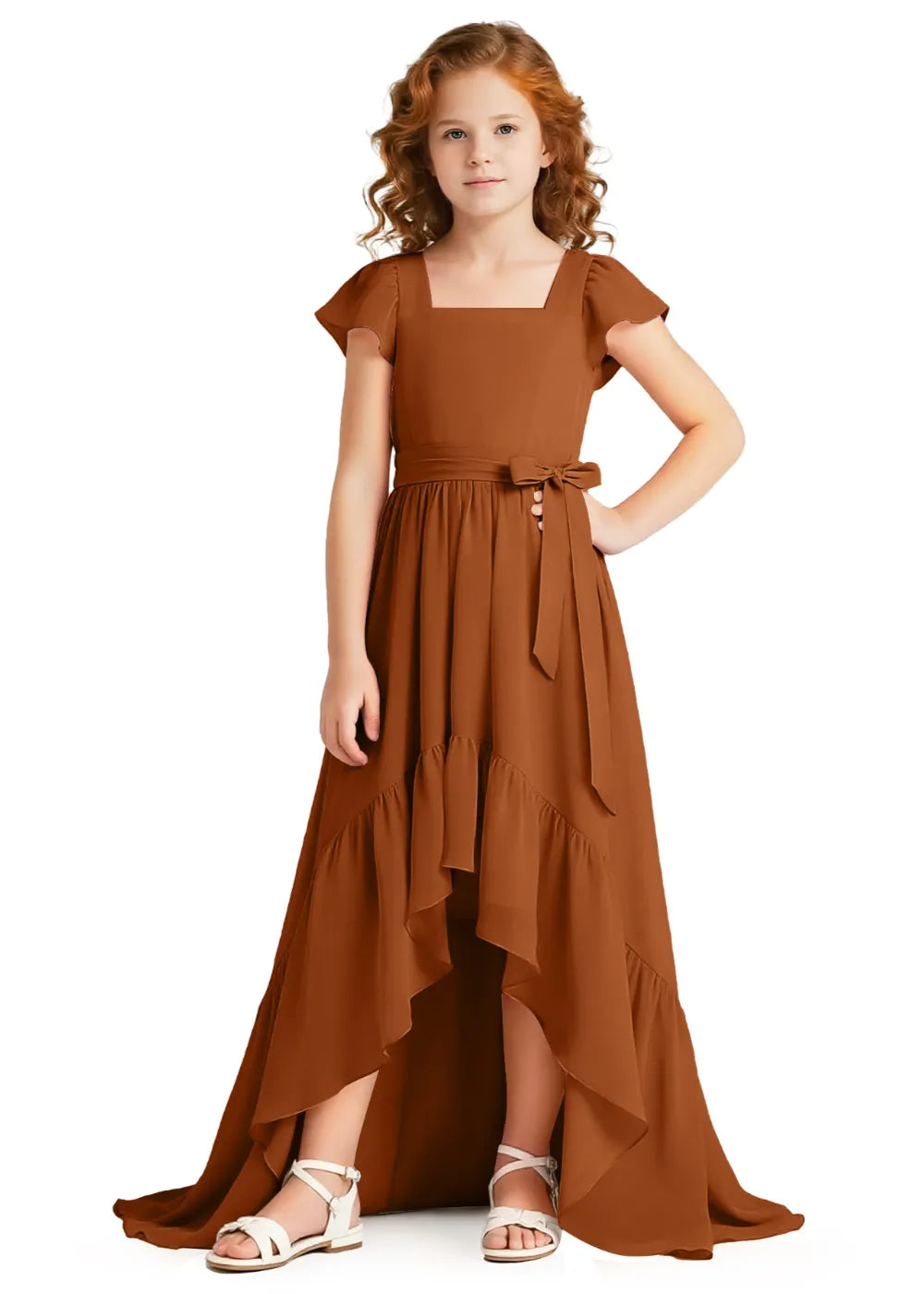 Fairy Whispers Ruffle Hem Girl Dress