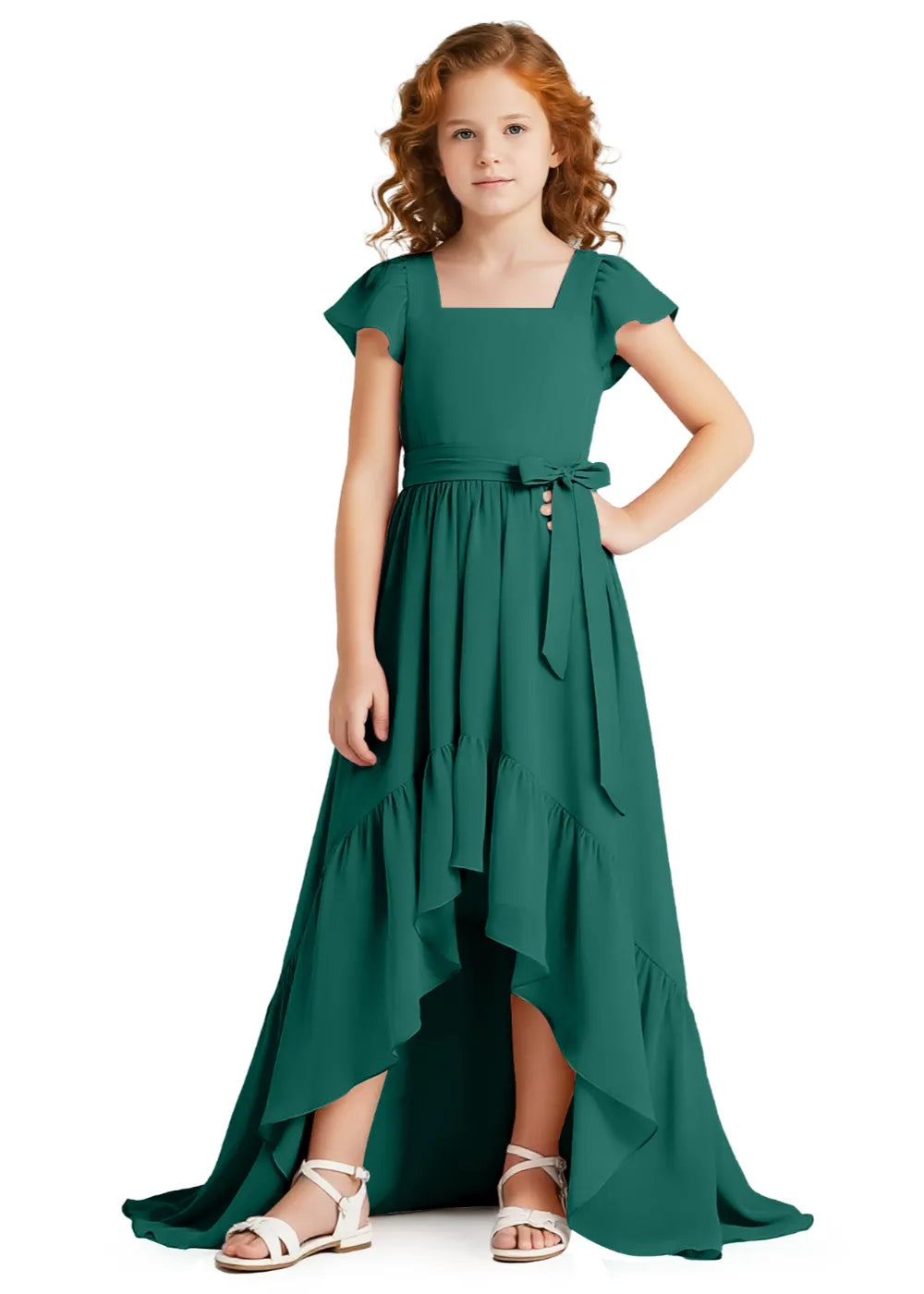 Fairy Whispers Ruffle Hem Girl Dress