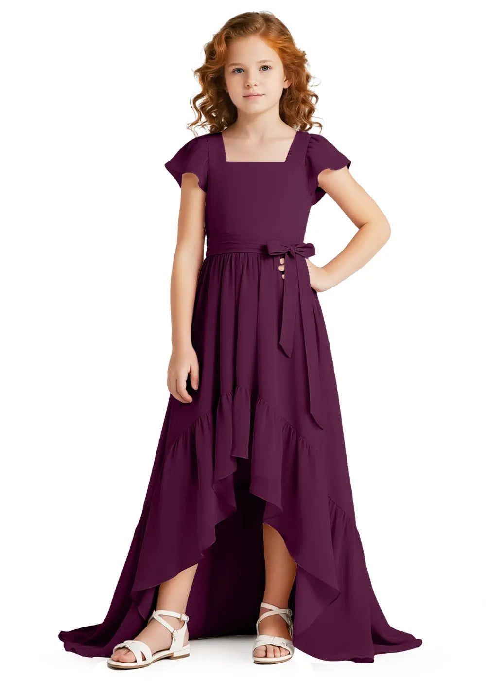 Fairy Whispers Ruffle Hem Girl Dress