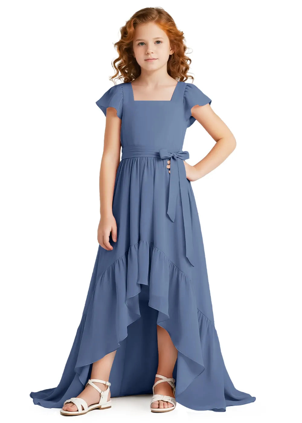 Fairy Whispers Ruffle Hem Girl Dress