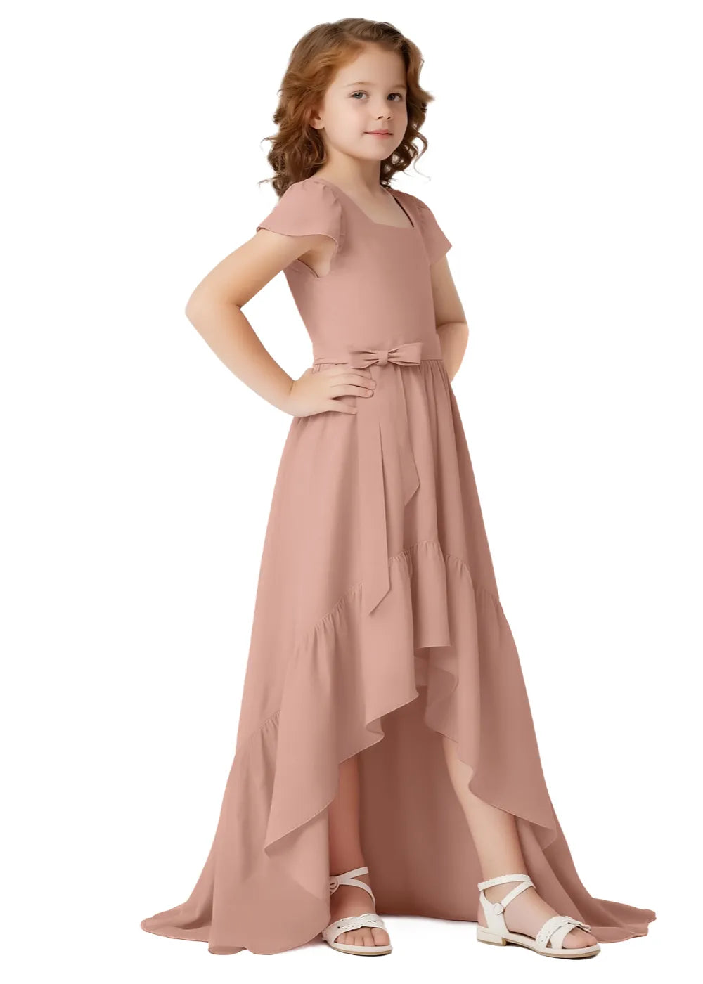 Fairy Whispers Ruffle Hem Girl Dress
