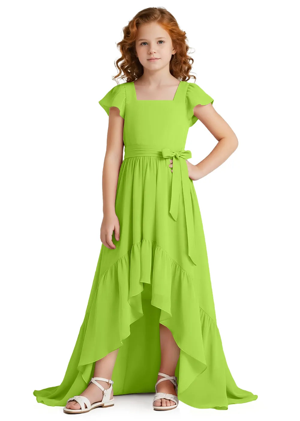 Fairy Whispers Ruffle Hem Girl Dress