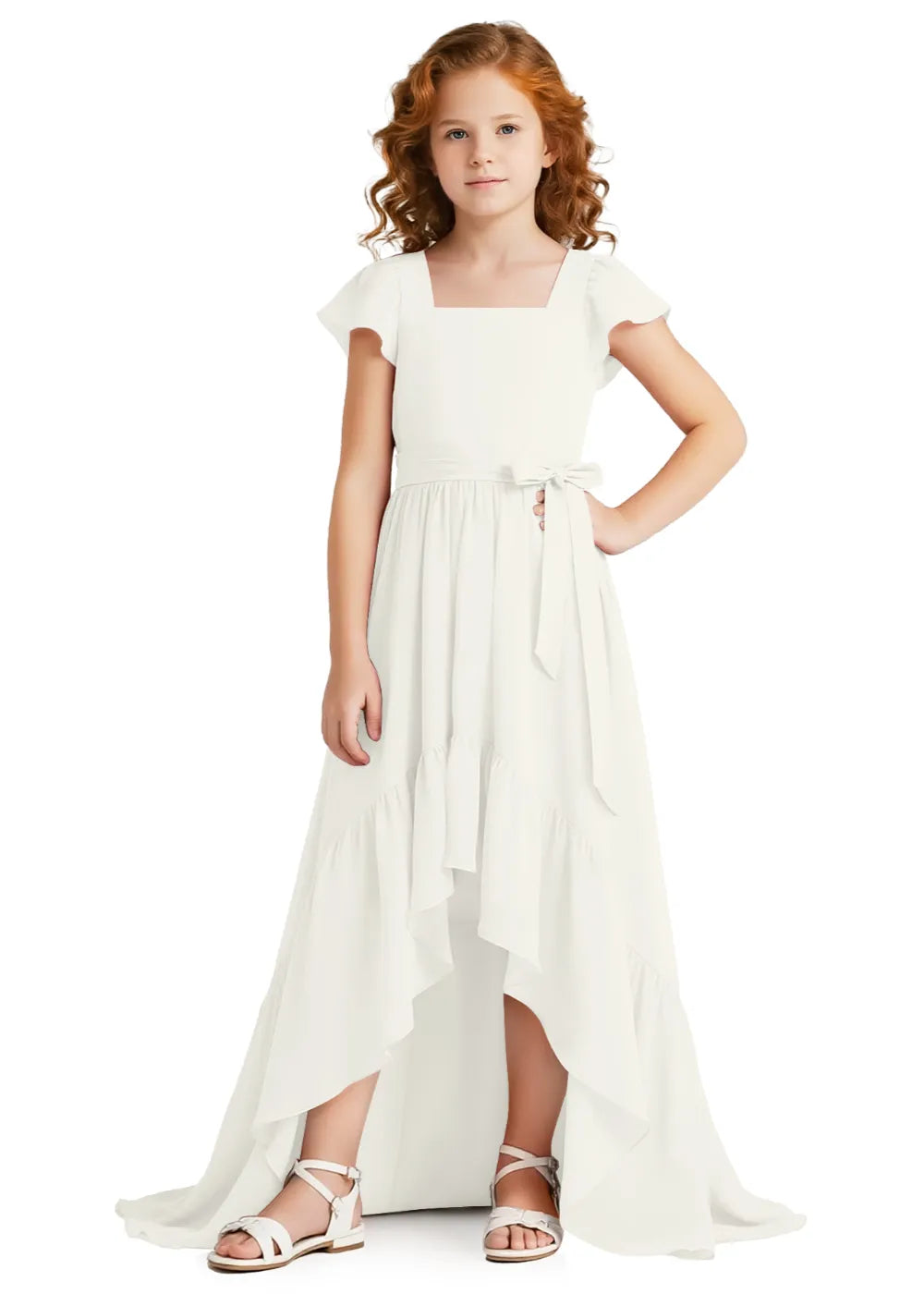 Fairy Whispers Ruffle Hem Girl Dress