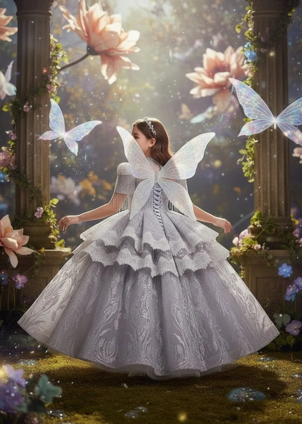 Starlight Flutter Fantasy Ball Dress