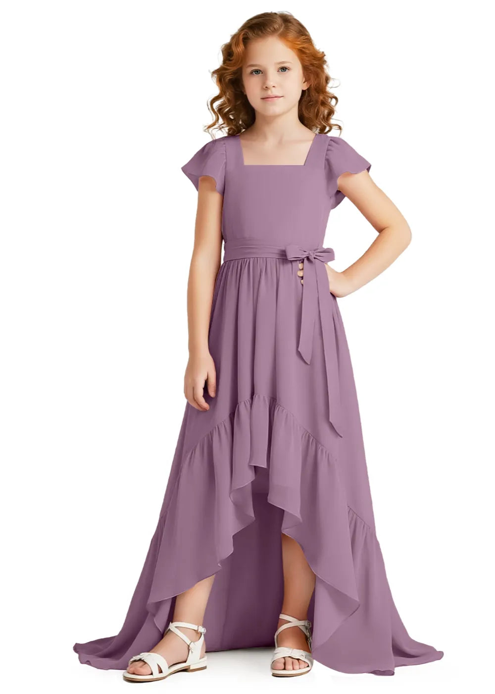 Fairy Whispers Ruffle Hem Girl Dress