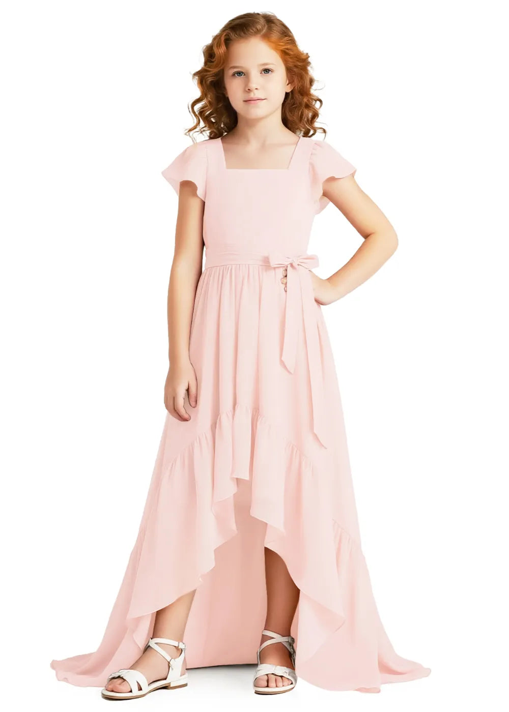 Fairy Whispers Ruffle Hem Girl Dress