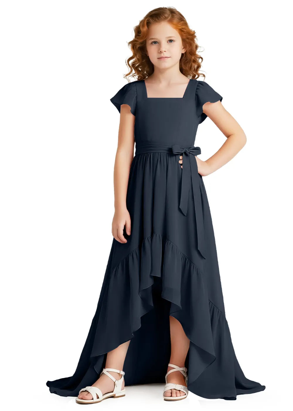 Fairy Whispers Ruffle Hem Girl Dress