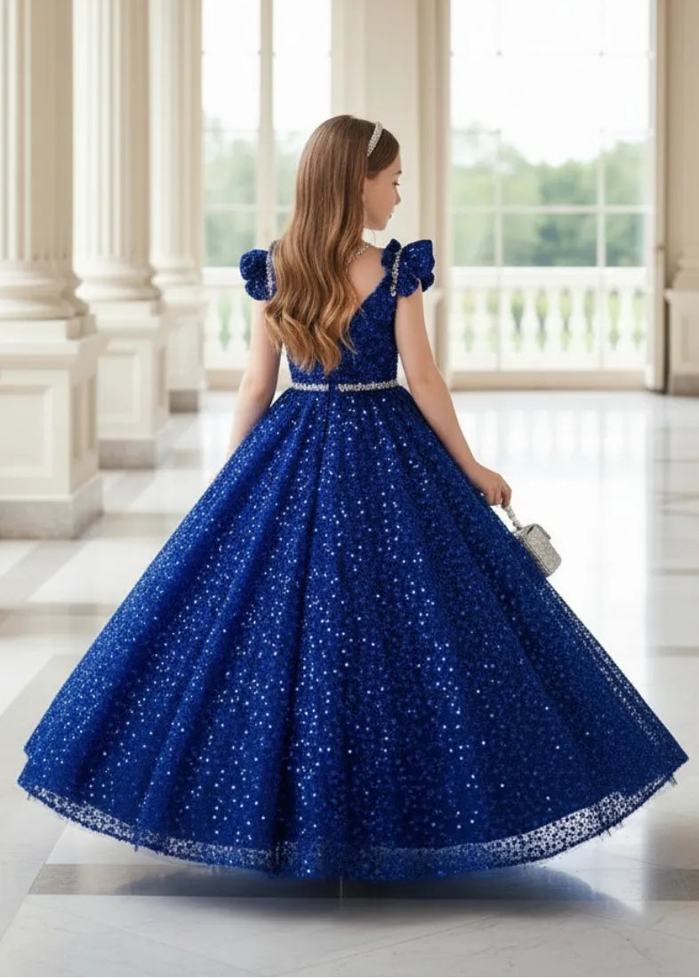 Elegant Sparkle Flower Girl Dress for Special Occasions