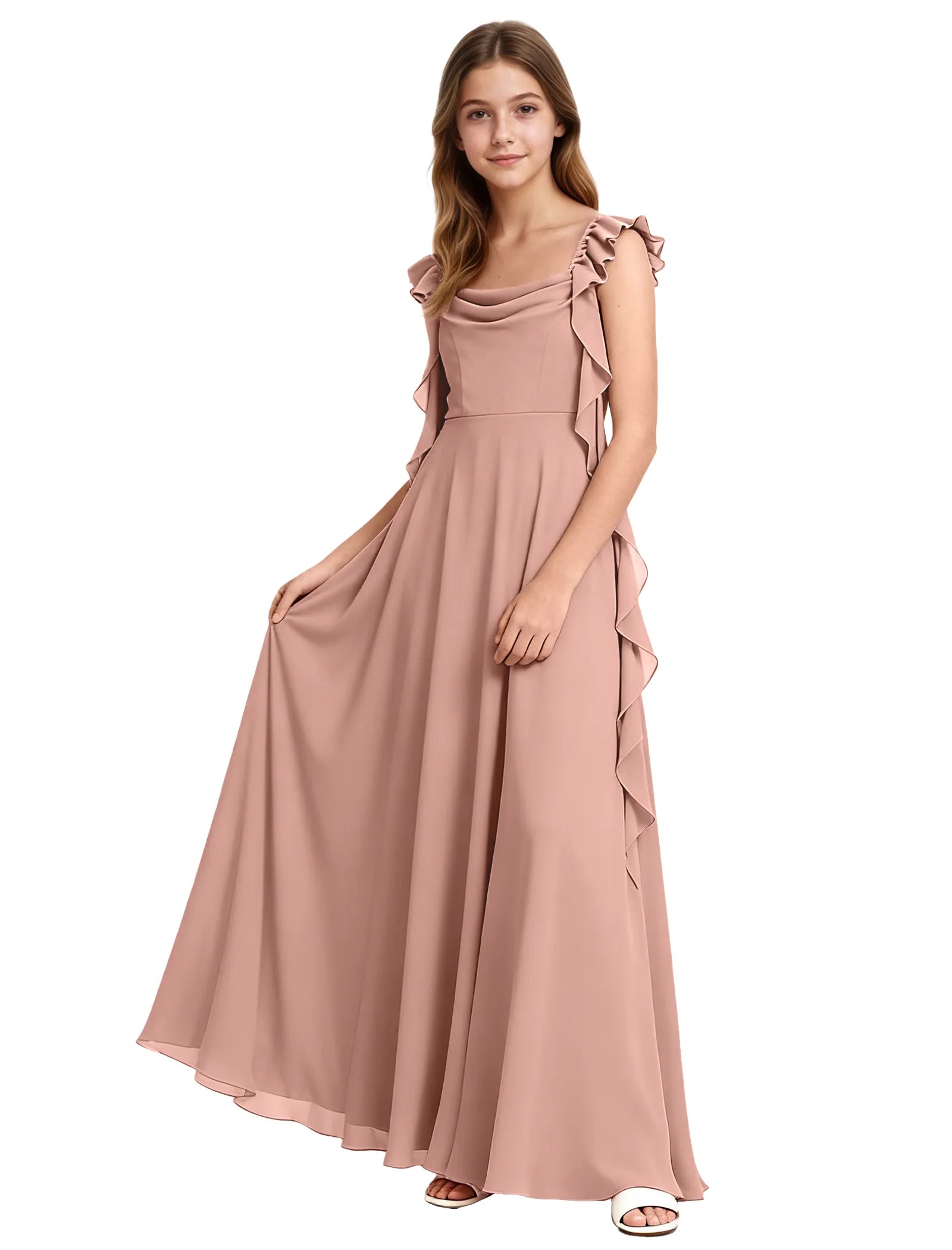 Vestido de princesa sin mangas de encaje