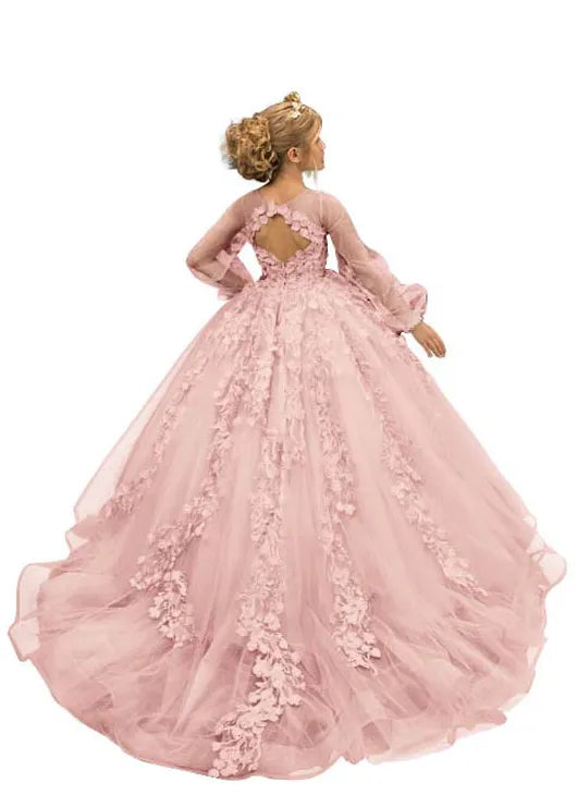 Dreamy Garden Couture Ball Dress for Girls