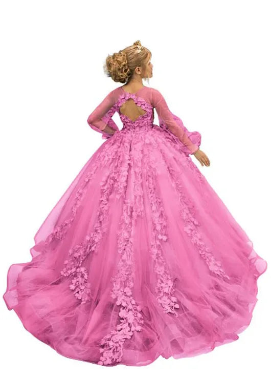 Dreamy Garden Couture Ball Dress for Girls