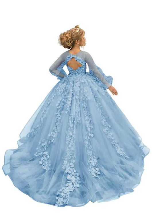 Dreamy Garden Couture Ball Dress for Girls