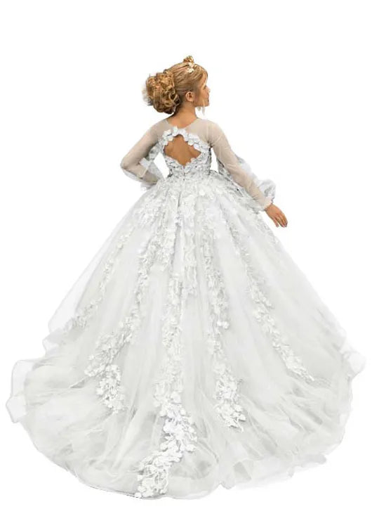 Dreamy Garden Couture Ball Dress for Girls