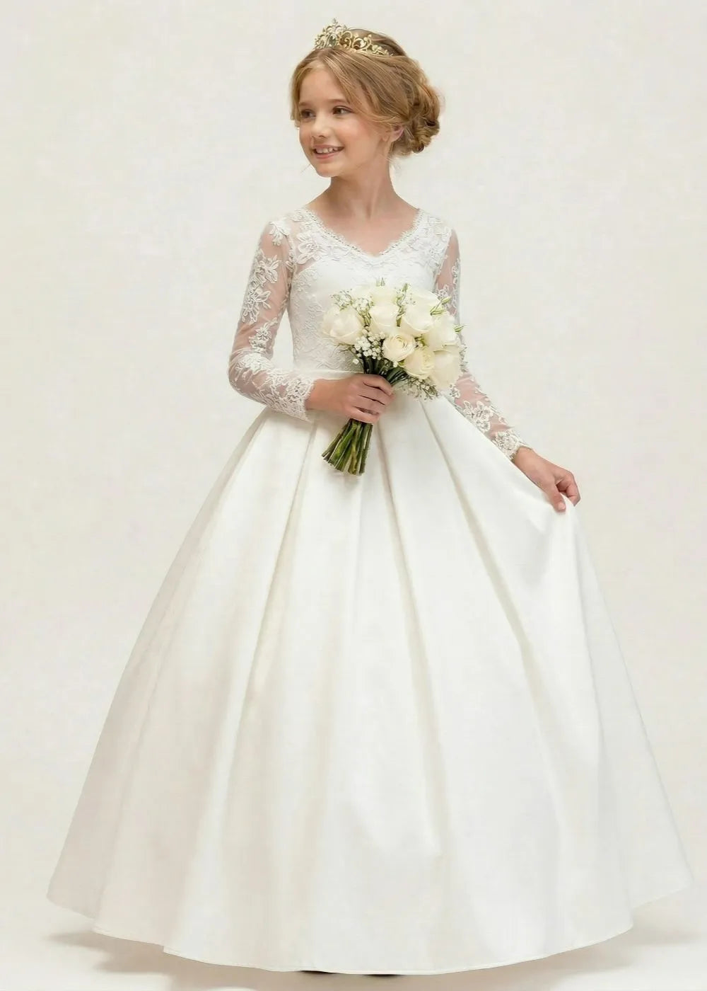 Isabella Vintage Lace Ball Gown