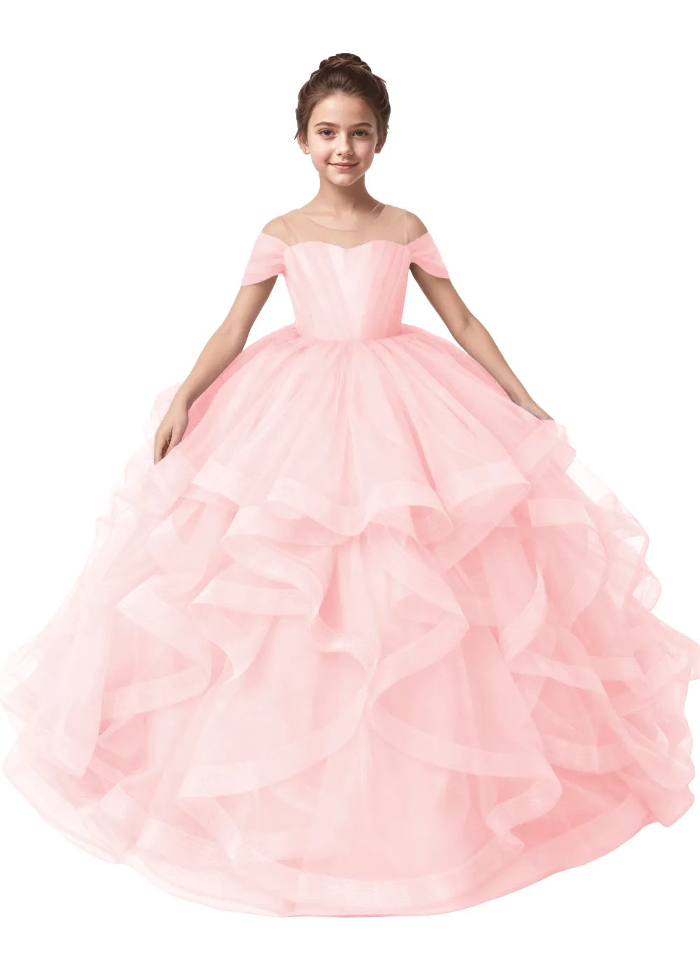 Seraphina Ruffle Tulle Princess Dress